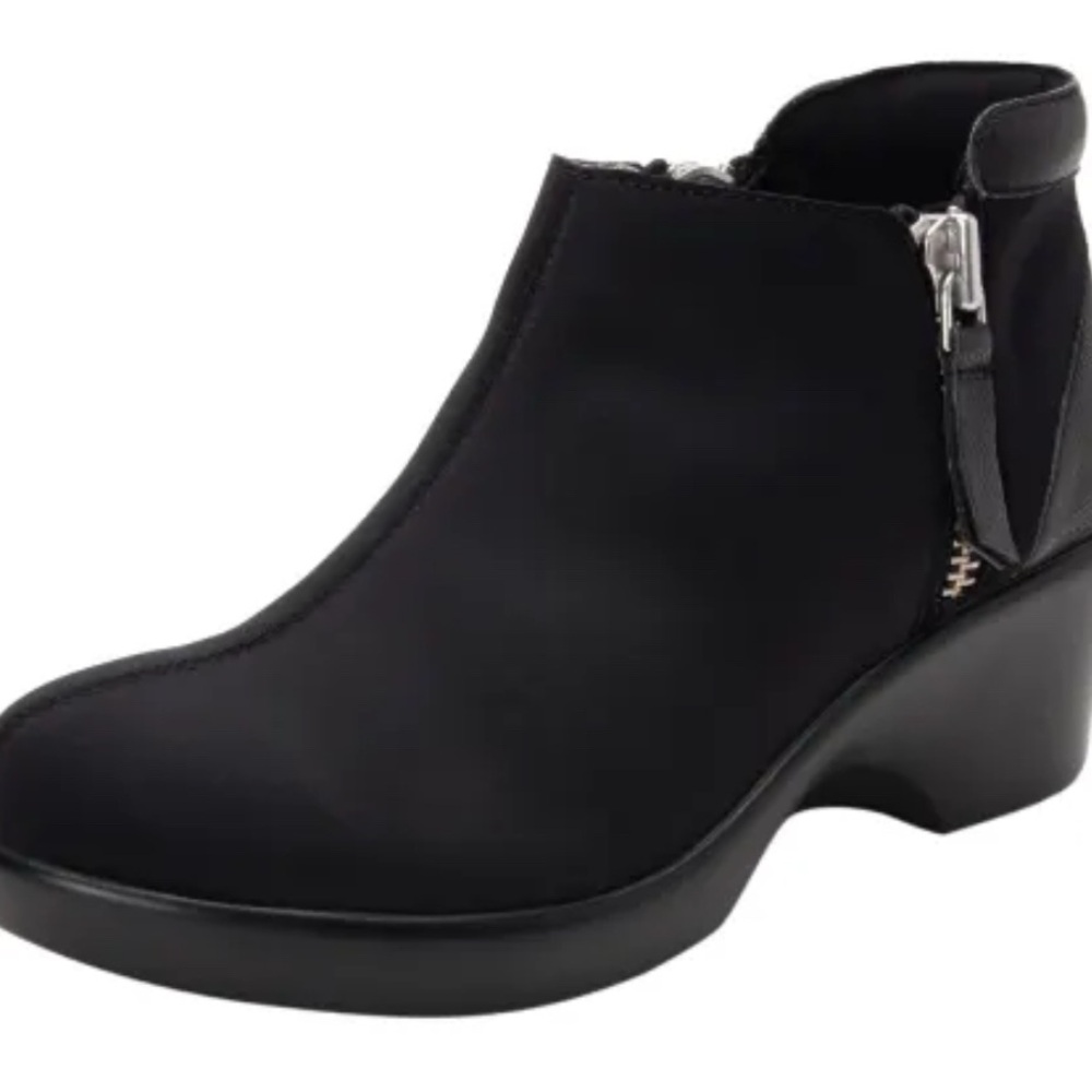 Alegria Sloan Black Women's Ankle Boots